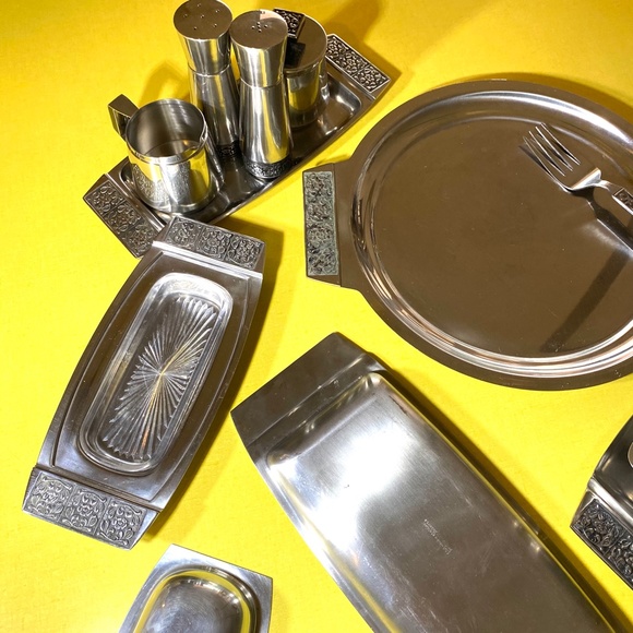 1970s Velvet Stainless Steel by Stanley Roberts - Picture 13 of 13